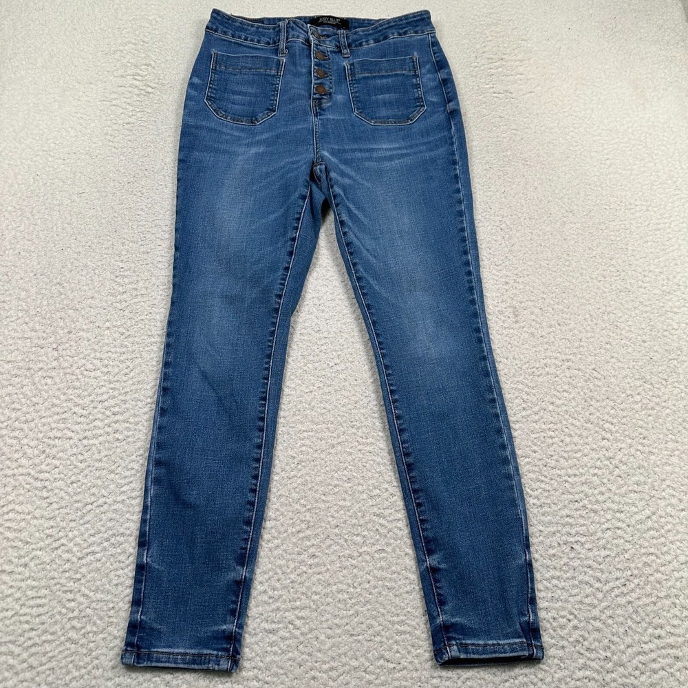 Judy Blue Women's Skinny Jeans - Medium Blue Wash